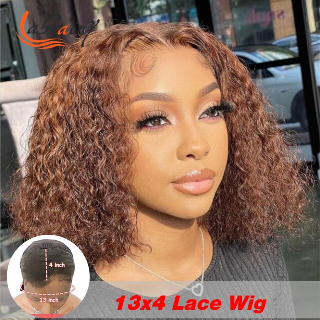 Honey Blonde Lace Frontal Human Hair Wigs