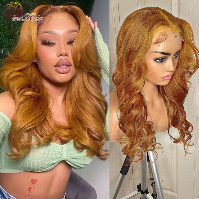 Honey Blonde Lace Front Human Hair Wigs