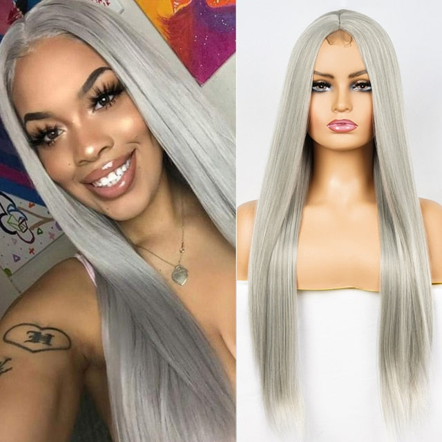 Long Blonde Synthetic Wigs