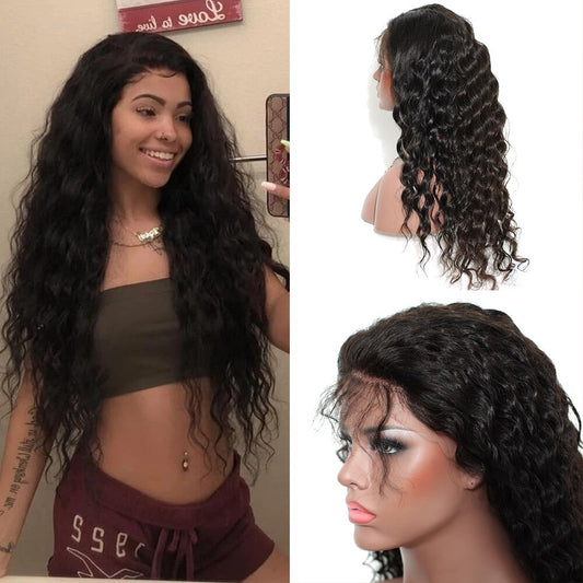 Pre-Plucked Loose Deep Wave Human Hair Wigs